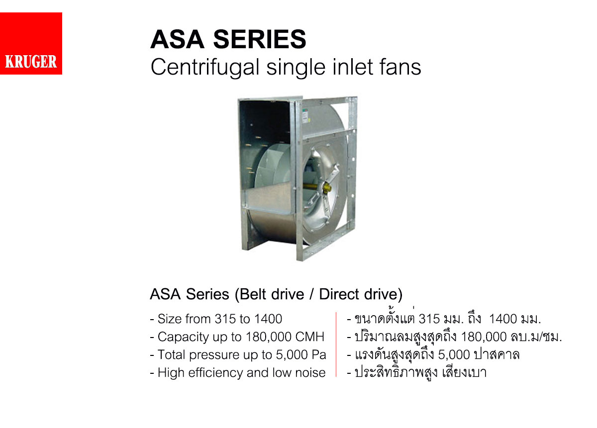 ASA Series,KRUGER FAN
